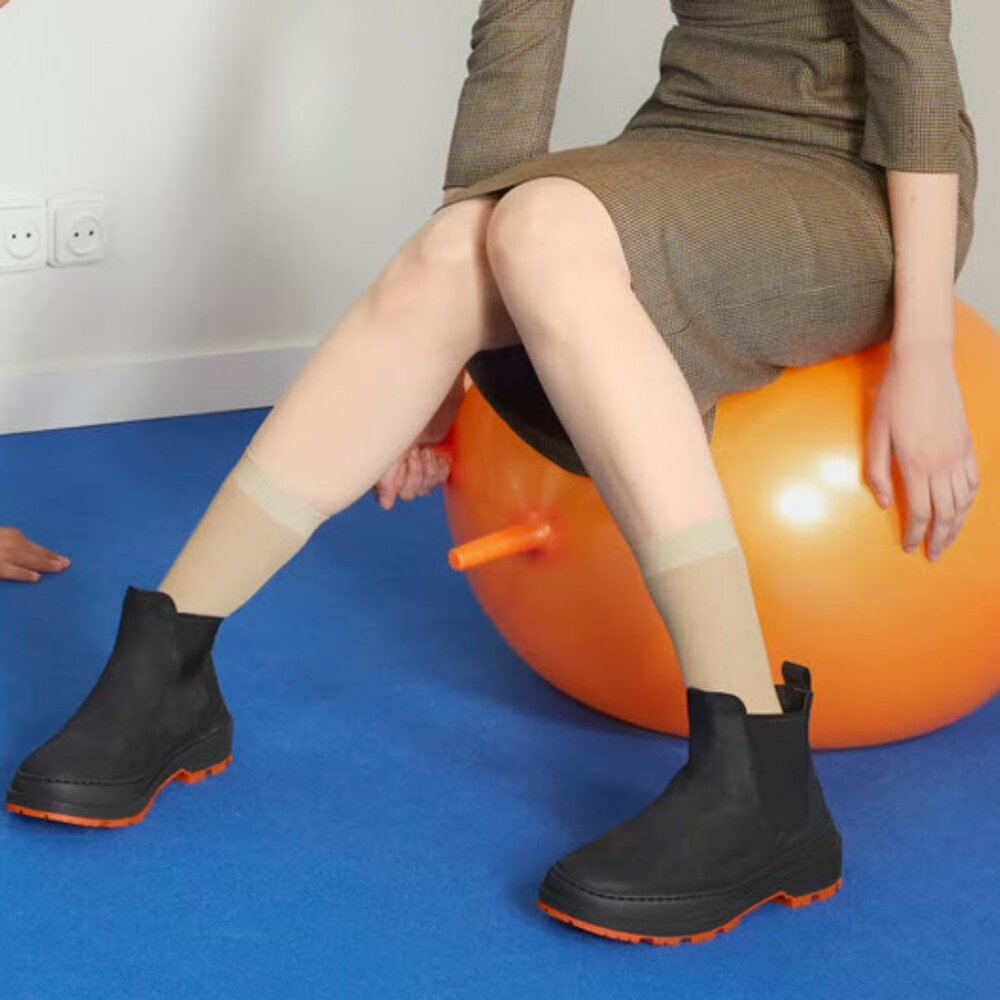 Camper Brutus Trek Michelin Black Red Women's Boo… - image 1